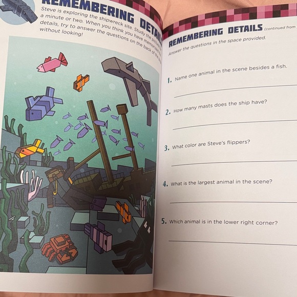 Minecraft Writing and Handwriting Workbook Set - Picture 4 of 5